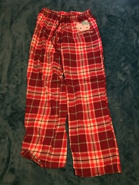 3/20 Hello Kitty Red Plaid Pajama Pants